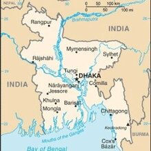 Map of Bangladesh