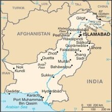 Map of Pakistan