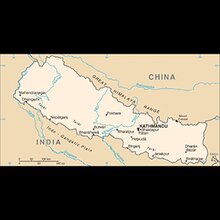 Map of Nepal